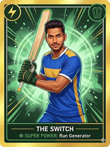 VMadepally's tweet photo. Excited to submit my entry for @kptheswitch x #GoogleGemini Player Card and Gully Cricket Look 🏏🔥

Here’s my #GeminiCard (Run Generator) and #GeminiGullyCricketLook 💥

Swipe 👇 to check out my Gully Cricket Look! https://t.co/Z4QMXoaPio