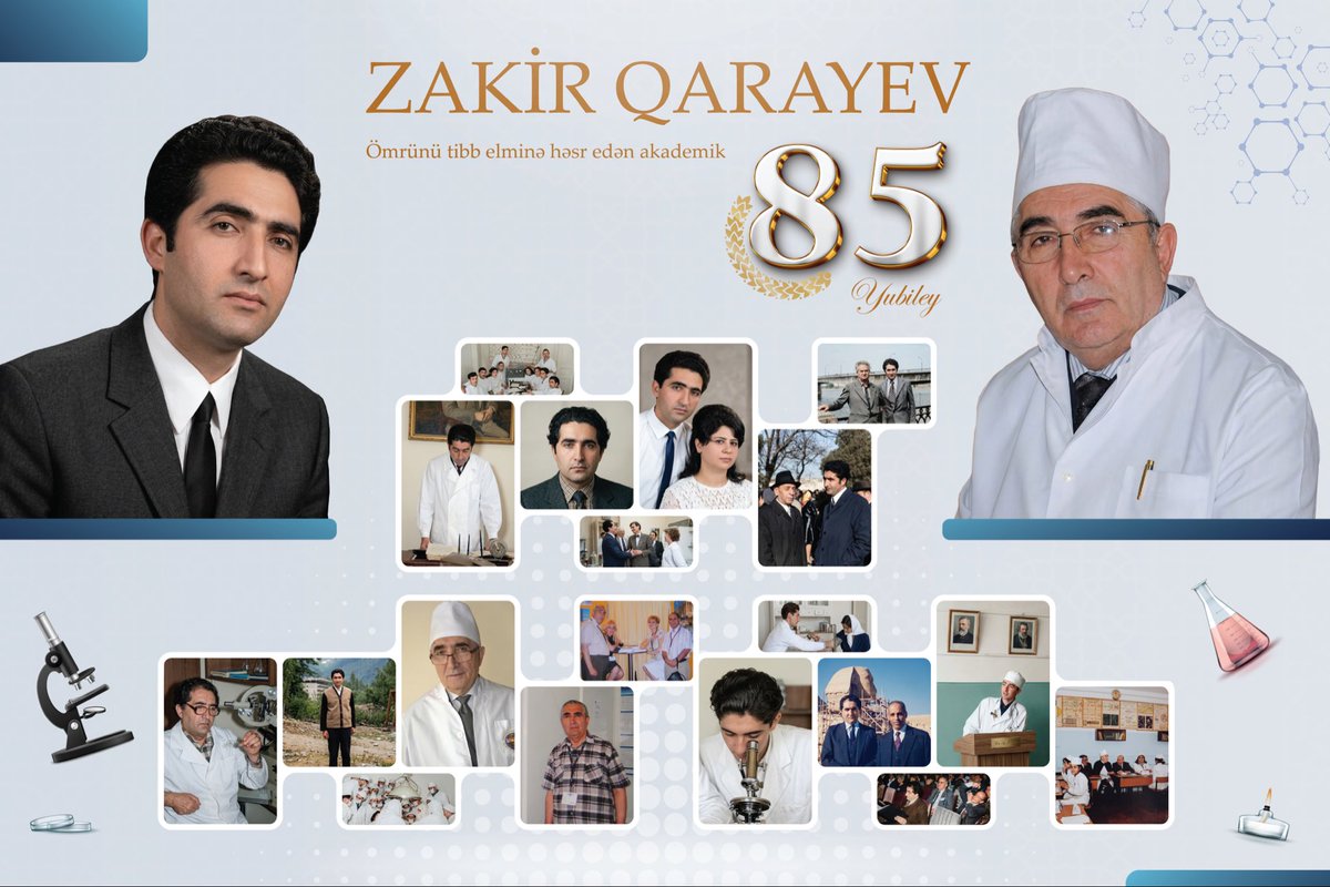 azklmib's tweet photo. 4-cü Beynəlxalq Azərbaycan Laborator Tibb Konqresi &amp; Lab Expo 2026 çərçivəsində AMEA-nın müxbir üzvü, əməkdar elm xadimi, görkəmli mikoloq, immunoloq, professor Zakir Qarayevin 85 İllik Yubileyi də qeyd edildi. https://t.co/tCNLKjC5iY