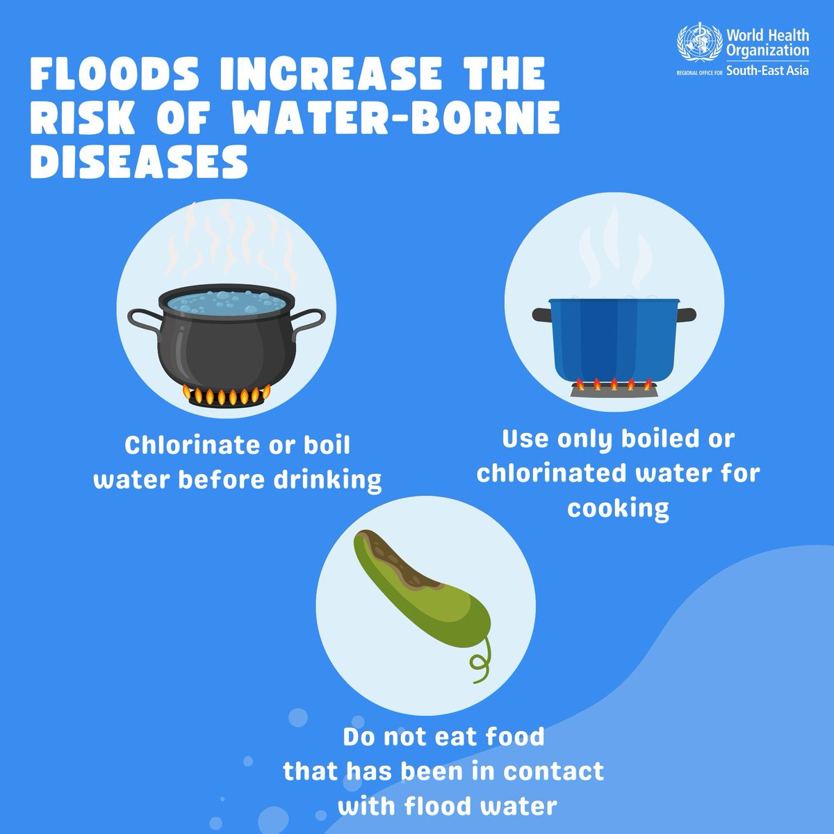 WHONepal's tweet photo. #QuickTips to be prepared for the #monsoon where #floods 🌧 increase the risks of many diseases.
Here are some tips to #StaySafe 👇
#Nepal https://t.co/O2a1QG387K