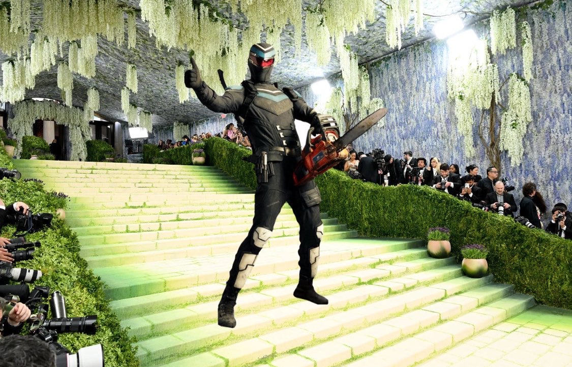 SuperVigiIante's tweet photo. Ayer estuve en la Met Gala https://t.co/SzOiN71oKL