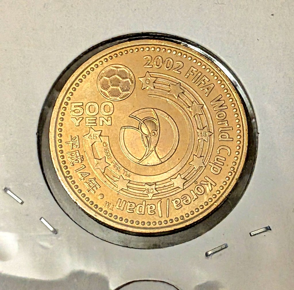 Zenimaru_coin's tweet photo. 今日の収集品(*´②`)
FIFAワールドカップ記念500円（オセアニア） https://t.co/3Axzntz3Nm