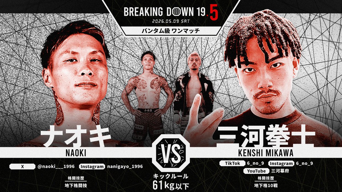 BreakingDown / ブレイキングダウン tweet media