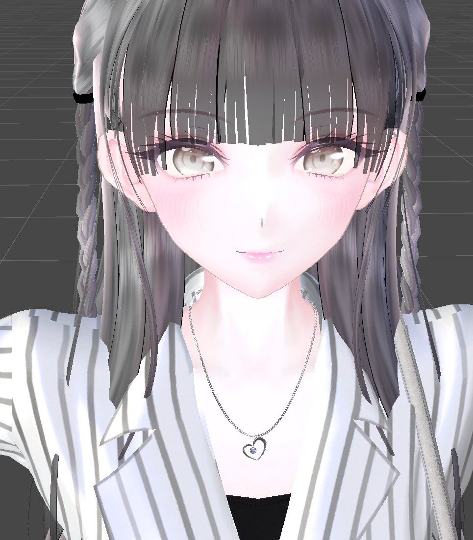jamzo3D's tweet photo. AAOのおかげでガッツリとポリ削減出来て6万切ったので、ネックレスのチェーンを透過処理じゃなくてモデリングしました。
見えない所はガンガン削って、見えるところにポリ使いまくれるので、AAOでだいぶ考え方変わりますよね。 https://t.co/mmeOcdrzp5