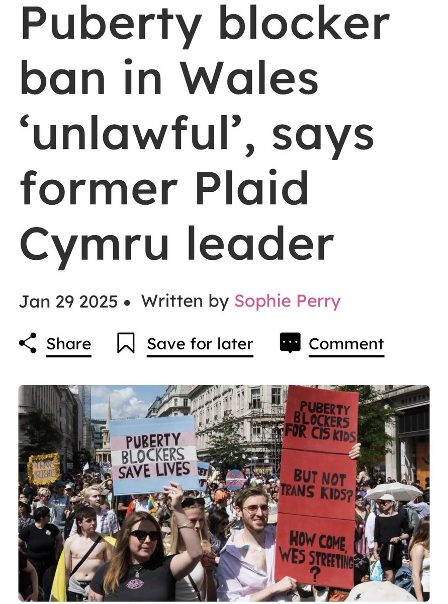 Plaid want to give puberty blockers to children. Don’t let Plaid experiment on your kids.