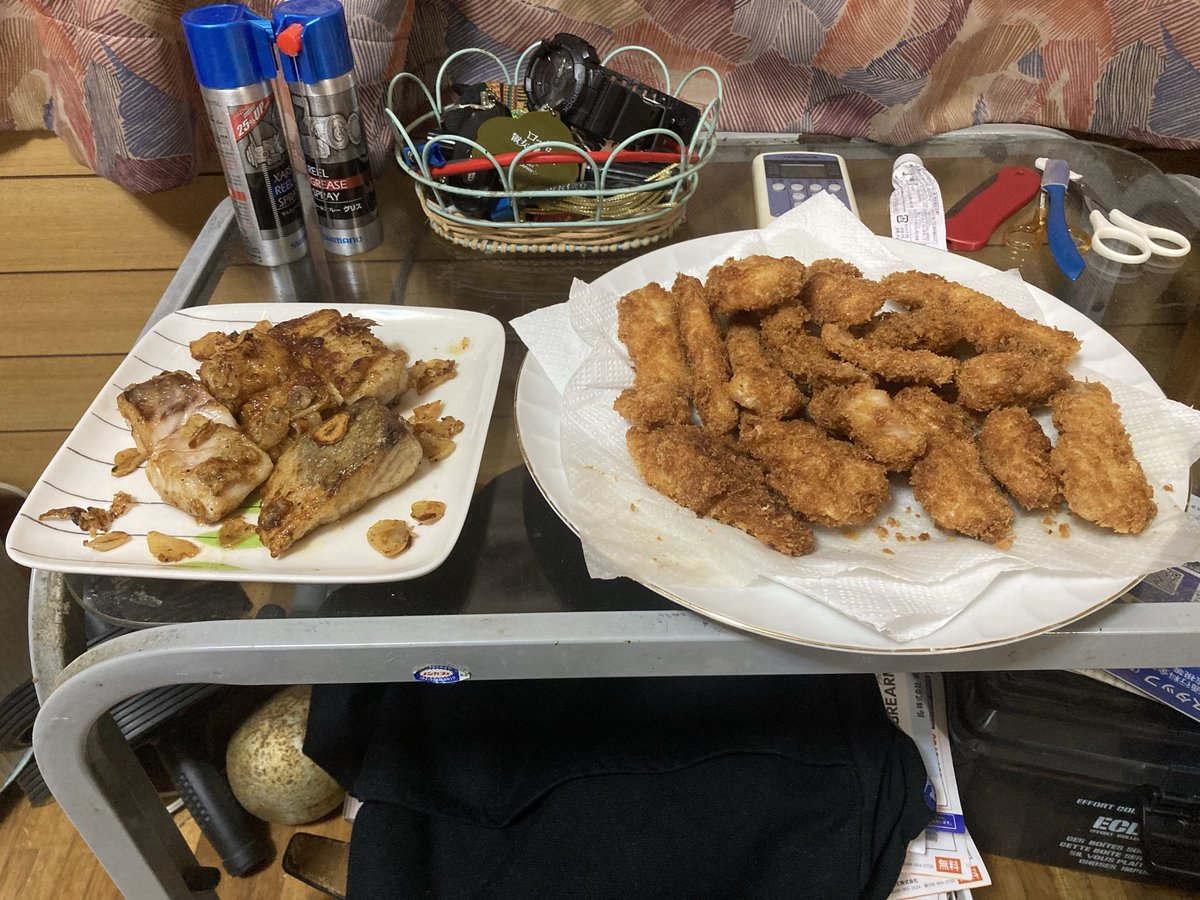 ginomasa's tweet photo. この間釣ったロウニンでバター焼きとフライ😋 https://t.co/SjNykQA3OL