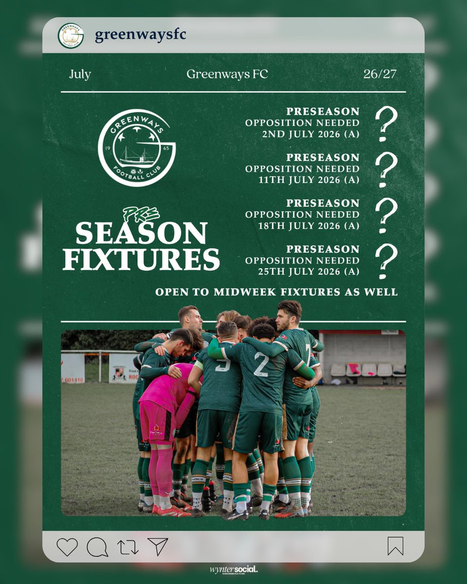 Greenways FC tweet media