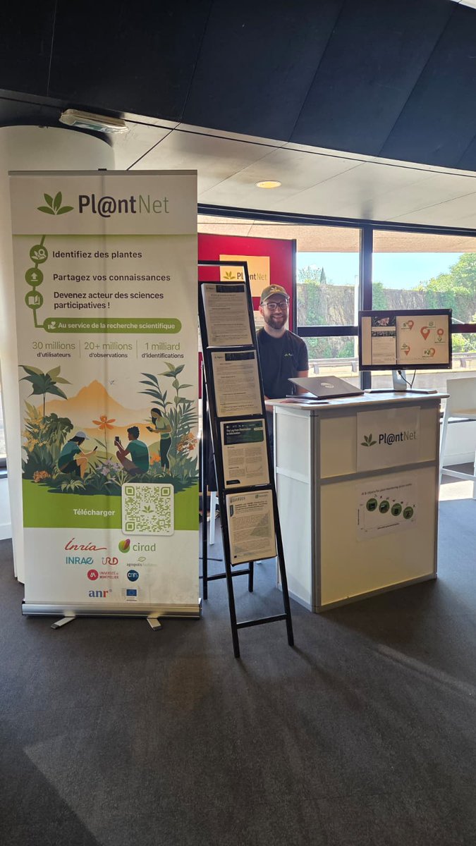 PlantNetProject's tweet image. Pl@ntNet is at #BioMonWeek2026! 🌿
Come meet us every day until Thursday at our booth; we’d love to chat, demo, and connect with you. See you there!

#biodiversity #conference #montpellier #monitoring #corum