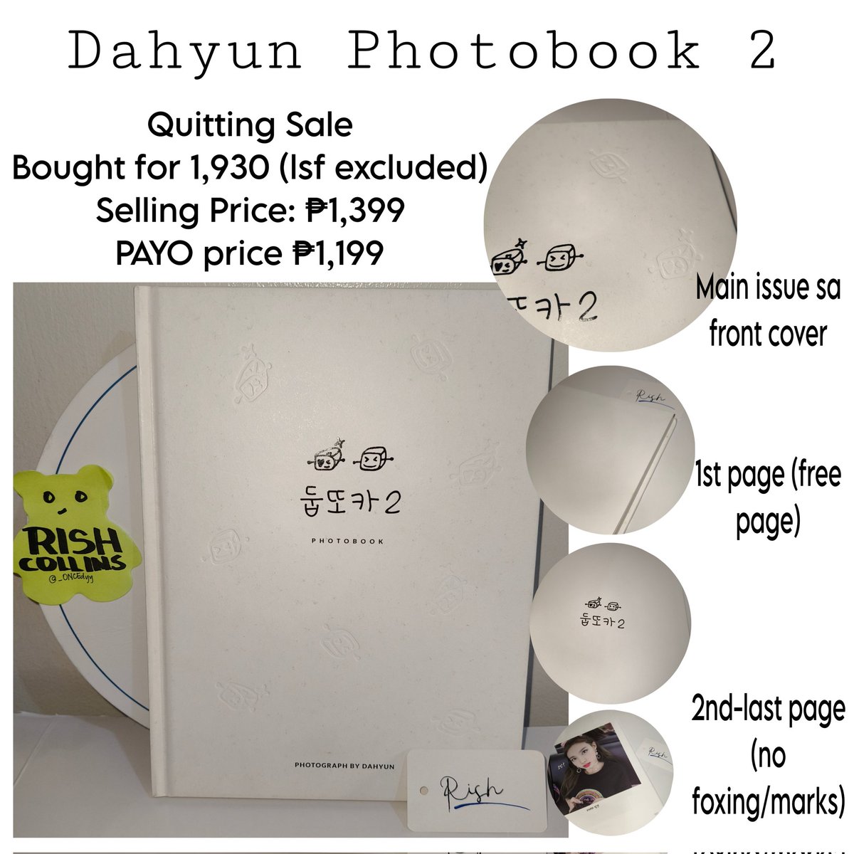 _ONCEdyy's tweet photo. FS TWICE PHOTOBOOK

⋆𐙚˖°̤̮ Dahyun Photobook 2
⋆𐙚˖°̤̮ Twaii's TWICEZINE Aloha
⋆𐙚˖°̤̮ TWICEZINE for Once Halloween
⋆𐙚˖°̤̮ Dream Day PB

- onhand, x sensi, zoom for condi
MOP gcash, MOD flash
. wts lfb ph twice nayeon jeongyeon momo sana jihyo mina dahyun chaeyoung tzuyu https://t.co/RgVibriXjq