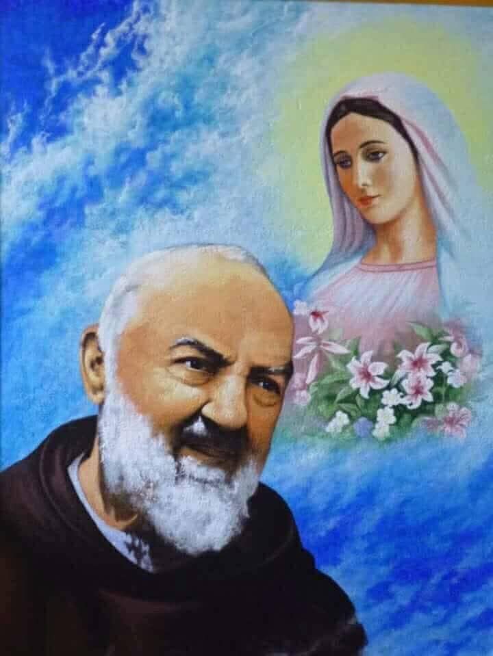 JmyLss's tweet photo. « Je souhaiterais avoir une voix assez forte pour dire à tous les pécheurs du monde d’aimer Marie. Elle est l’océan que l’on doit traverser pour atteindre Jésus. »

Padre Pio https://t.co/L0gjAtCJma
