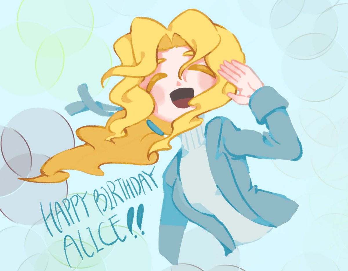 앨리스 생일 축하해~~!!!
#alicedeross 
#アリス・デロス誕生日2026