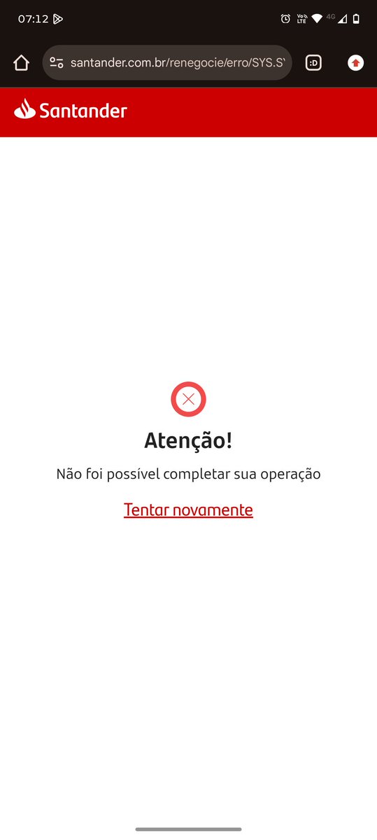 _prett4's tweet photo. Desenrola Brasil: negocie com os bancos
Os bancos: 
Qual a chance dos dois apresentarem o mesmo erro para renegociação?
@govbr @BancodoBrasil @santander_br  ??? https://t.co/cnADJDpaRT