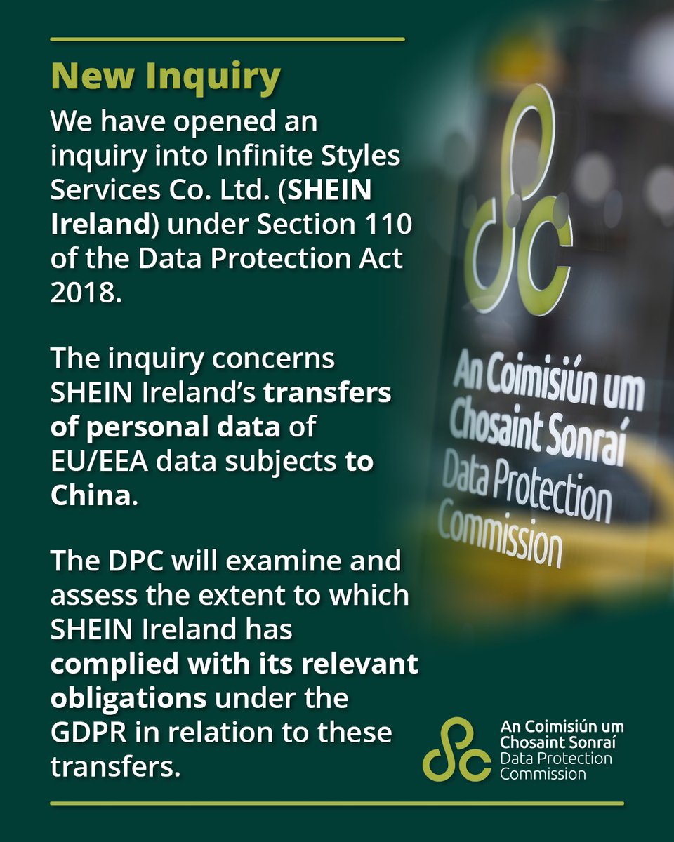 Data Protection Commission Ireland tweet media
