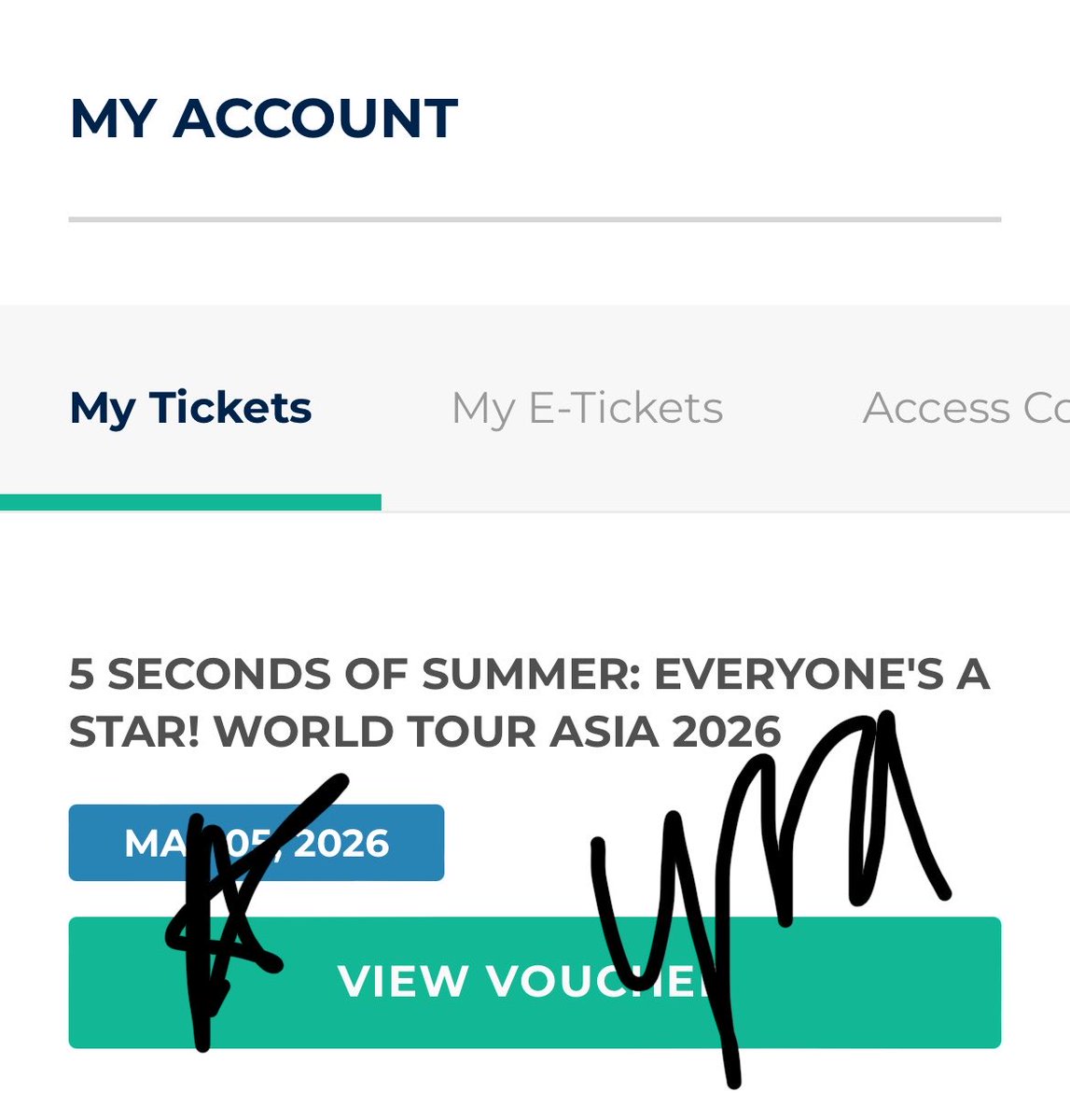 ughntonius's tweet photo. OMG see u, @5SOS!! 

late post kasi galing work, ngayon pa lang nagsink in 🥹 https://t.co/ir3fQ19lbr