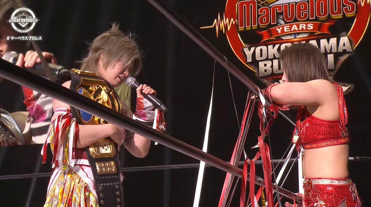 Takumi Iroha has won the battle of SPARK RUSH, defeating Sareee to successfully defend the AAAW Championship

The match was so physical, filled with tension, and two tag team partners forgetting their tag team with gold on the mind. An incredible, emotional battle that saw Sareee