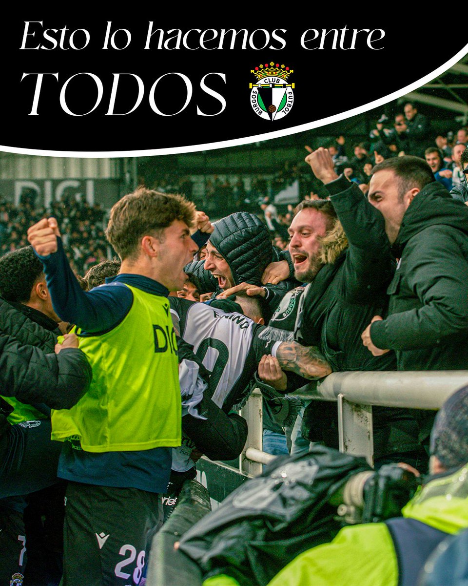 Burgos_CF's tweet photo. 𝐉𝐔𝐍𝐓𝐎𝐒 🫂🗣️

#BurgosCF https://t.co/YU2JZ39gp6