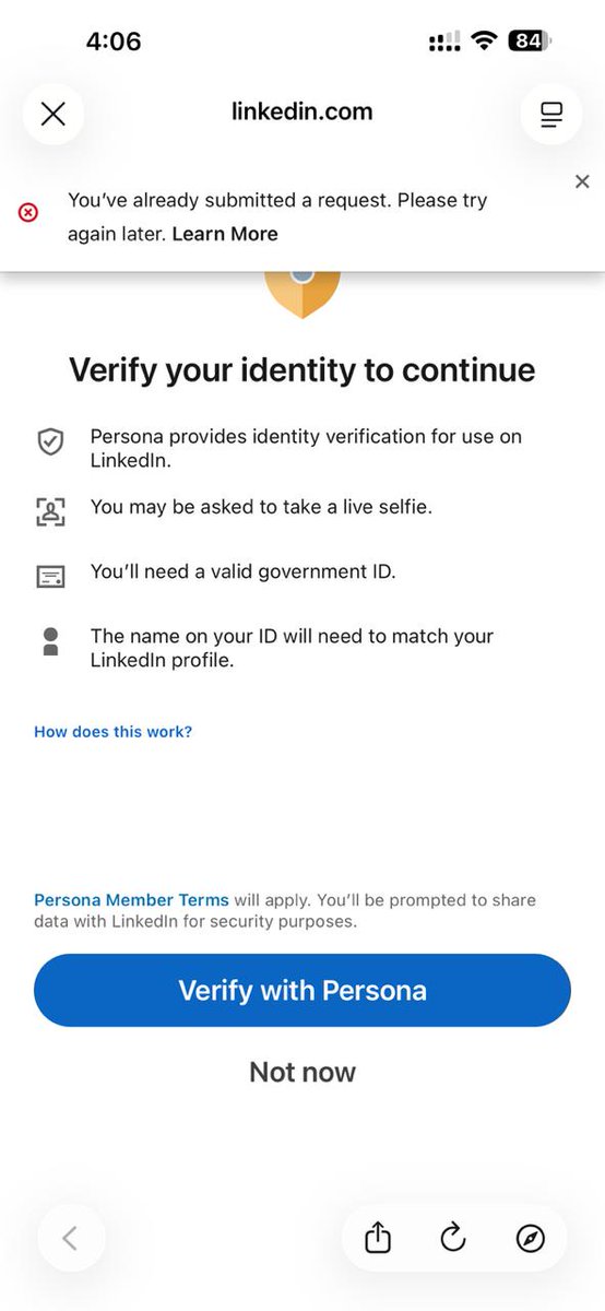 infotech_i55031's tweet image. @LinkedInHelp My account has been restricted for 20 days. I changed my name as requested but still restricted. Verification shows 'already submitted a request' error. Please help! #LinkedIn"

Email : Socialinfrainfotech@gmail.com