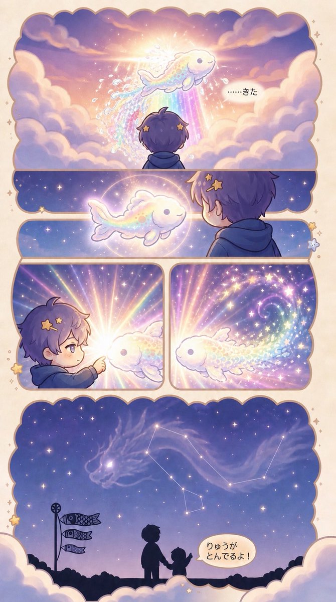 ぽか×ばる｜太陽と星の兄弟 tweet media