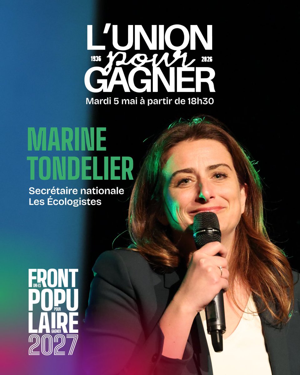Front Populaire 2027 officiel - Uni•es pour Gagner tweet media