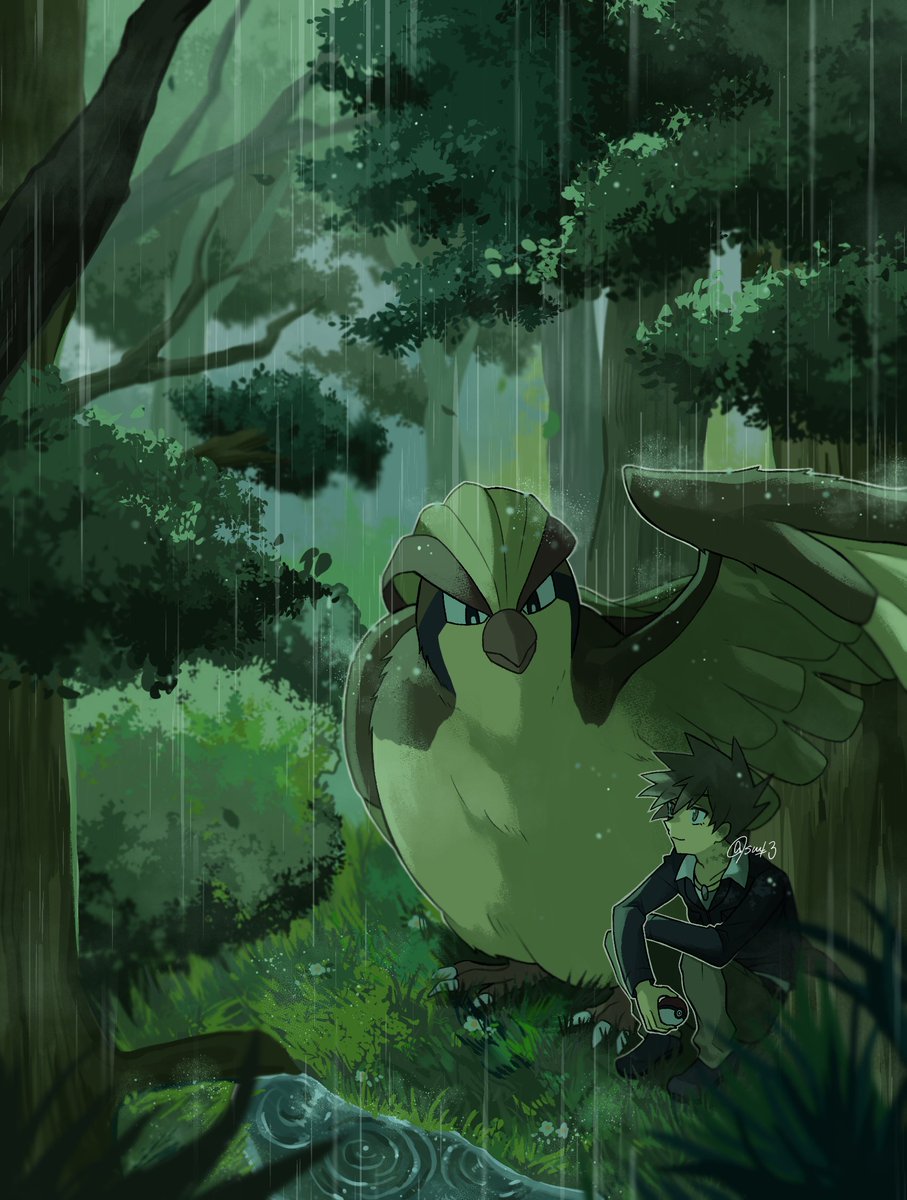 みどりの日(昨日)のグリピジョ🌿