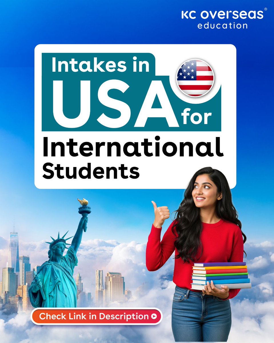 KCOverseasEdu's tweet image. Confused about when to study in the USA?

Not sure which intake or university to choose?

Don’t worry, we’ve got you covered.

Find all the answers in our latest article: bit.ly/4daQDs5

#KCOverseasEducation #studyinusa #internationalstudents #GlobalLearning