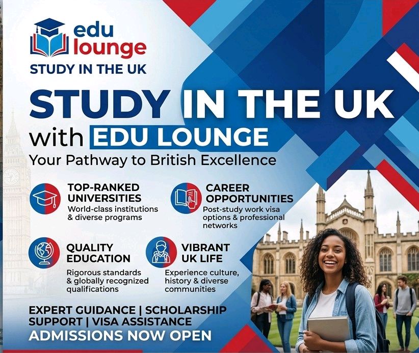 Edulounge_'s tweet image. Your journey to a world-class degree begins here. 🇬🇧🎓
the UK offers more than just a degree; it offers a global edge. With Edu Lounge, the transition is seamless.
#StudyInUK #UKEducation #EduLounge #RussellGroup #LondonStudent #StudyInLondon #UKStudentVisa #MastersInUK