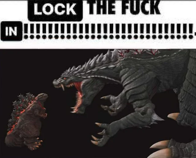 kaijugamer2000's tweet photo. have some Motivation from Godzilla https://t.co/2XGkvwluQp