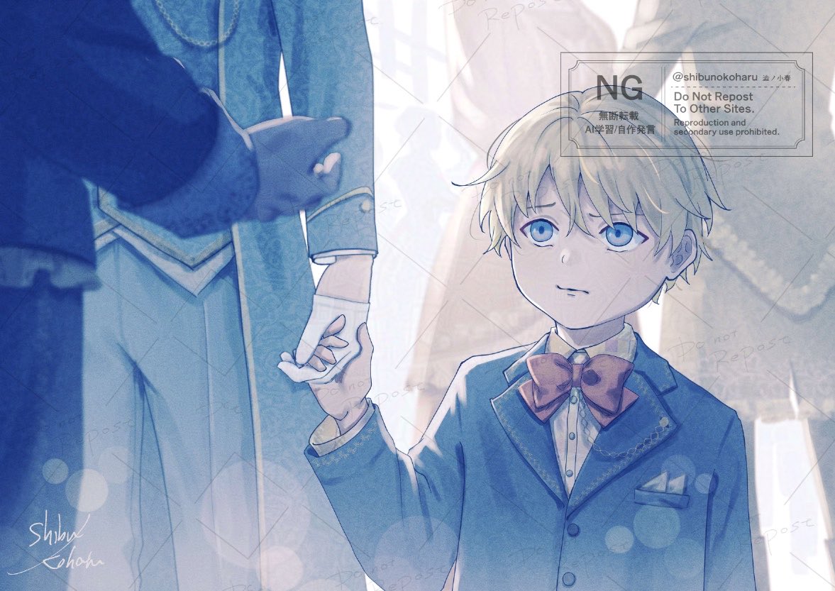 shibunokoharu's tweet image. #illustration #oc
シェスタ（傭兵）とアルバート（皇子）の幼少期