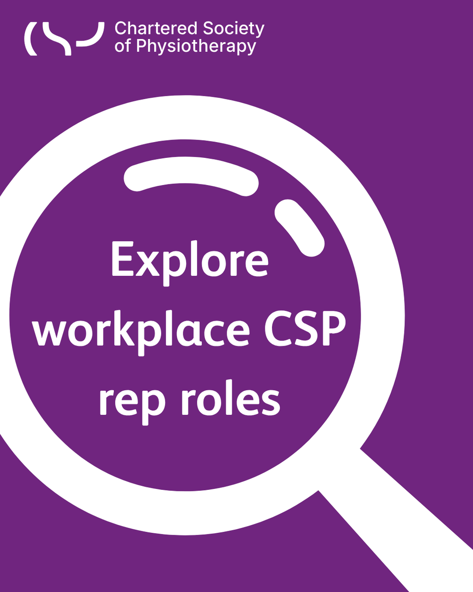 Chartered Society of Physiotherapy (CSP) tweet media