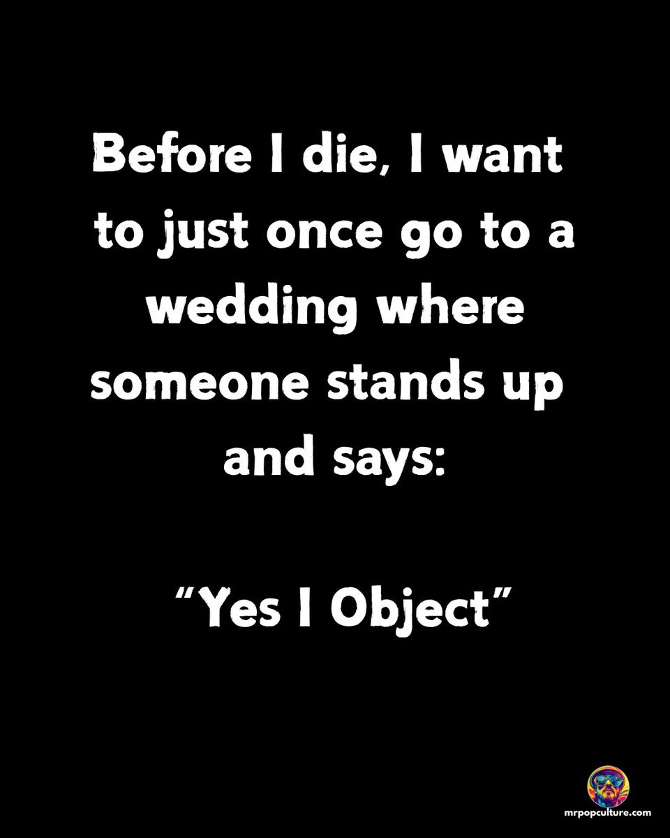 itsmrpopculture's tweet image. Me too... #wedding #no #object