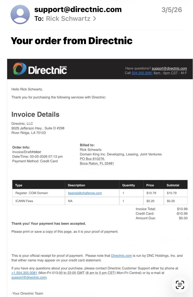 Rick Schwartz aka DomainKing® tweet media
