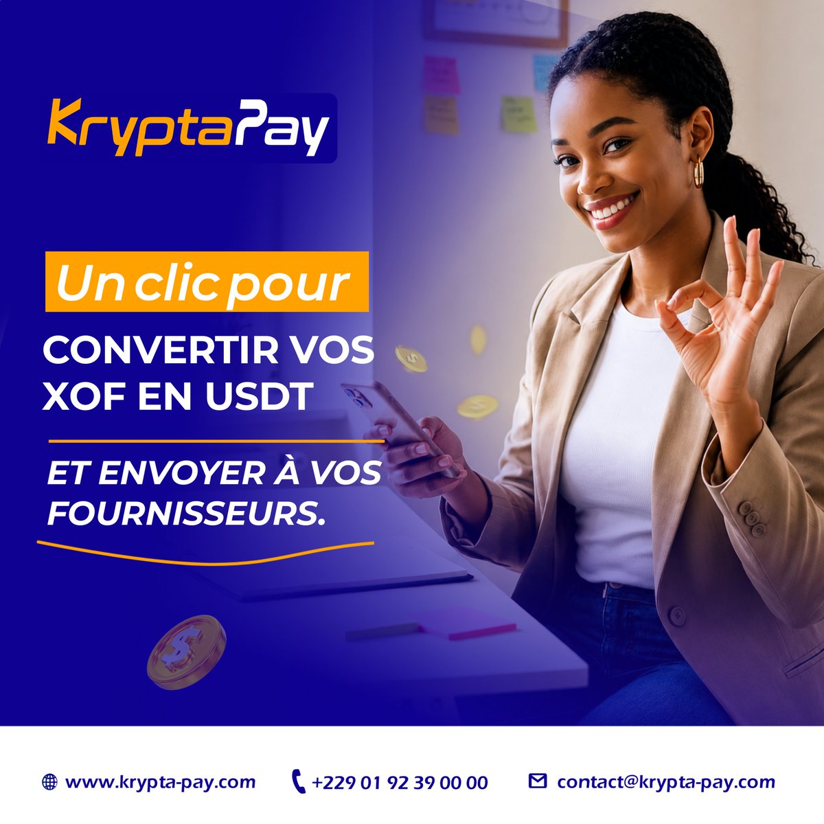 KryptaPay tweet media