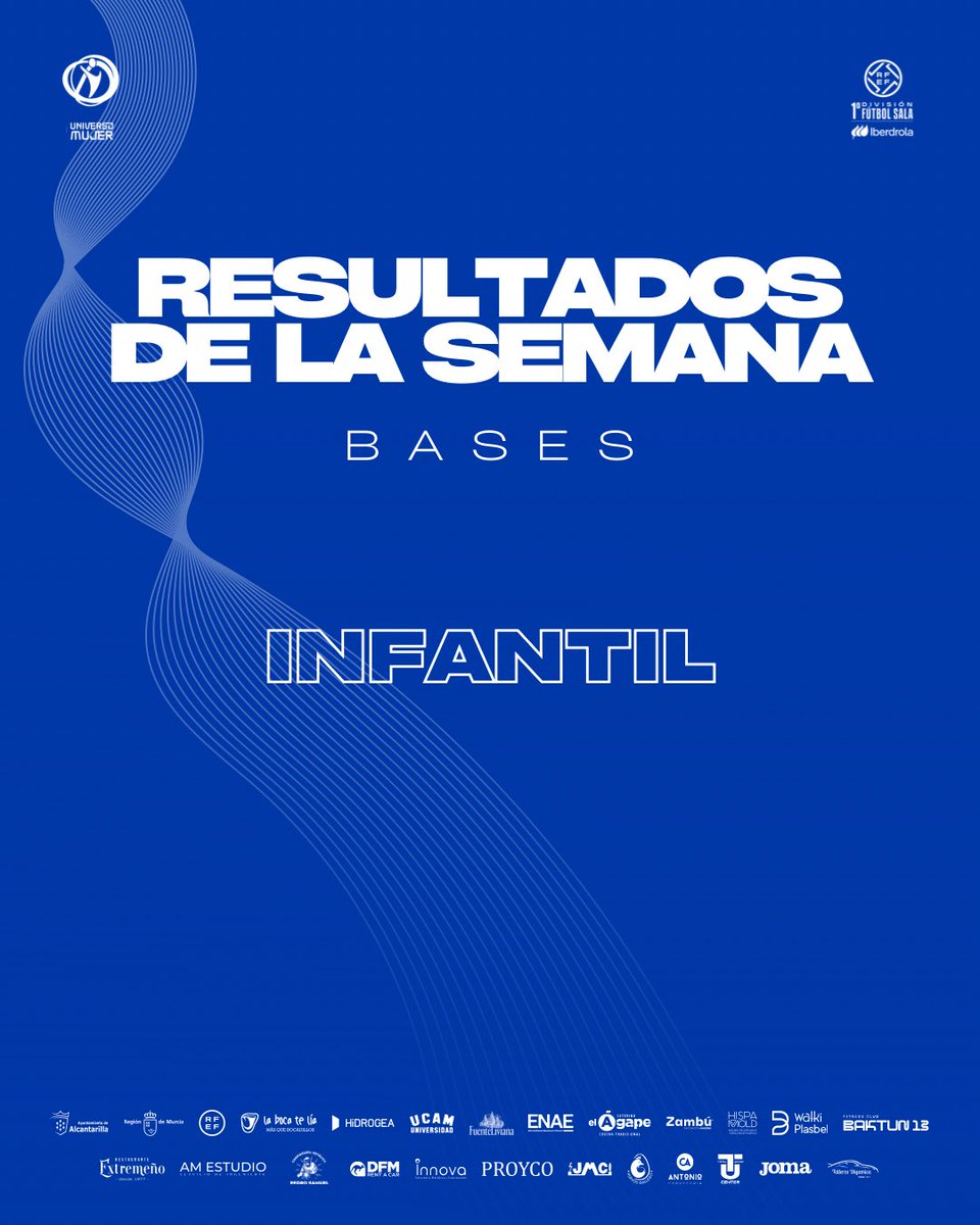LBTLFutsal's tweet photo. 🔚 Resultado de nuestras bases

¡👉🏻 Desliza para conocer el resultado! https://t.co/ETKx4w1Aeq
