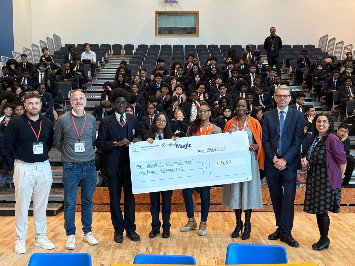 McrAcademy's tweet image. A powerful and inspiring day for our Year 9 students 💙
We were proud to welcome @macmillancancer, @Can‑Survive UK and Greater Manchester Cancer Alliance to talk openly about cancer, careers in healthcare and culturally sensitive support.

#StudentVoice #CommunityPartnerships