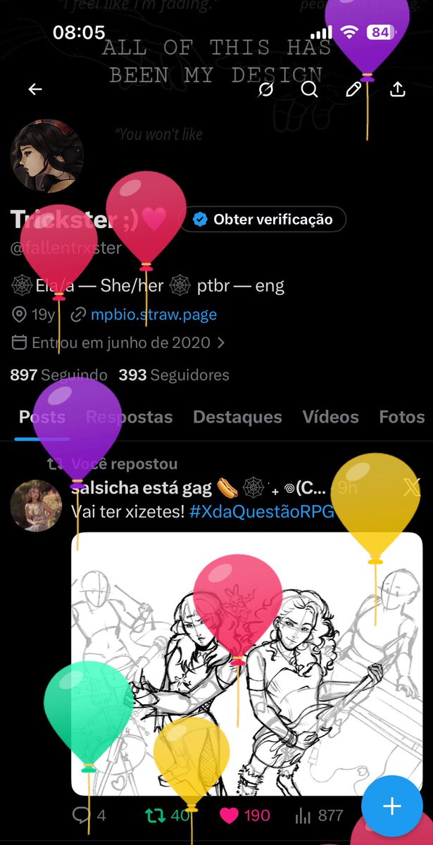 Trickster ;)💜 tweet media