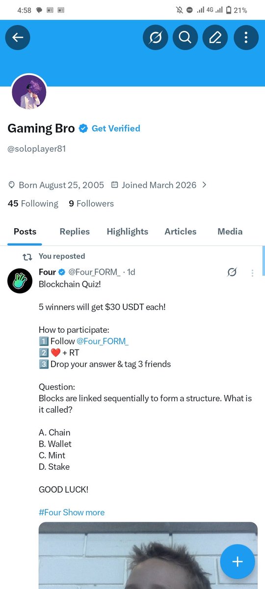 soloplayer81's tweet photo. @Four_FORM_ Answer is A. Chain ✅
The reason is
In a Blockchain, data "blocks" are cryptographically linked one after another in a specific order. Since they are connected sequentially, they form a digital chain where each block depends on the one before it.
@Shihoron_media @EfatHasiba @sumi https://t.co/pF3GKEYqA8