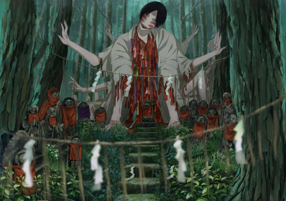 つっく⛩3冊目作品集『社のない神』発売中 tweet media