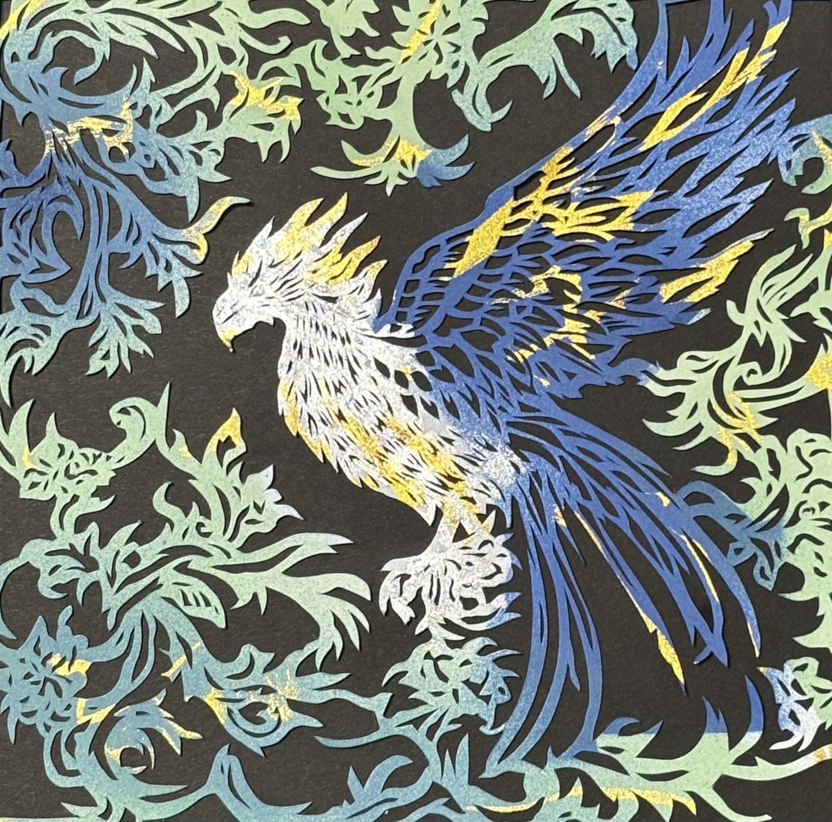 vitascratch's tweet photo. #切り絵 https://t.co/TMATh2VqEH