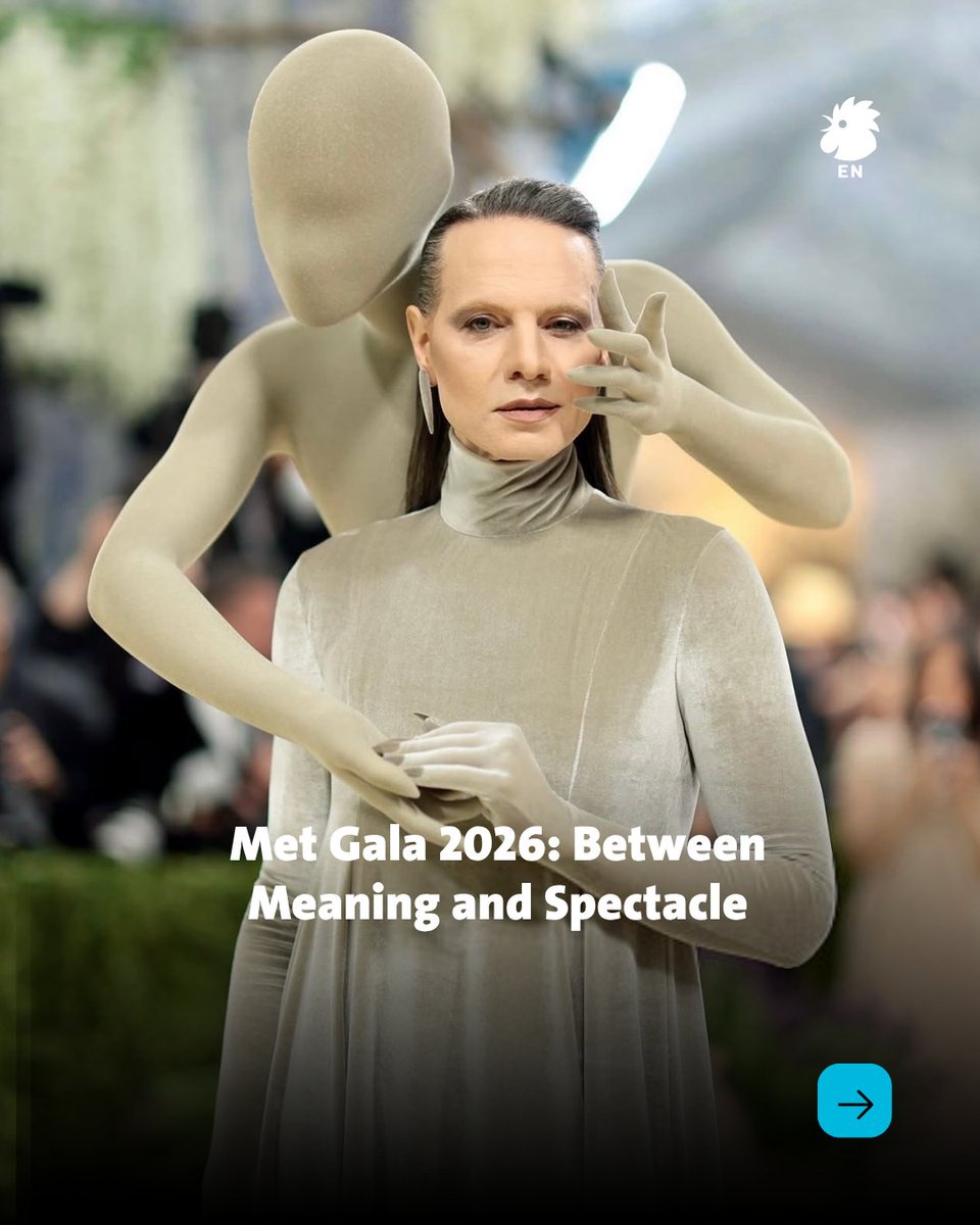 AnnaharEn's tweet image. At the Met Gala 2026, the look is no longer just a dress —it becomes an artistic statement. Between sculptural silhouettes and color-driven creations, the night blurred the line between fashion and art

#metagala #celebrities #runway #beyonce #rihanna #kimkardashian #swarovski