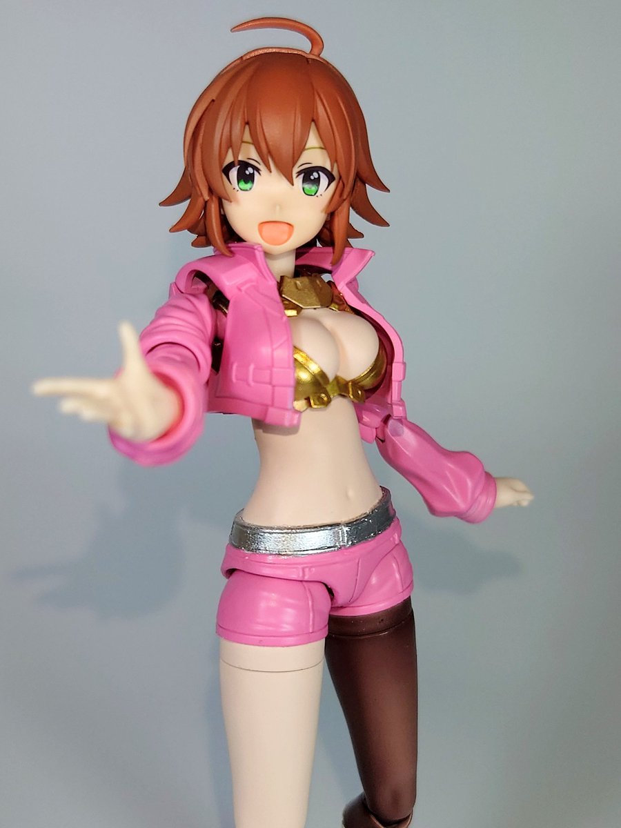 30MS覚醒美希完成〜!ピンクダイヤモンド765衣装風に作ってみた。覚醒
