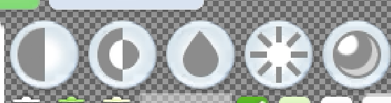 thepancake1mods's tweet photo. Maybe it's just me but these icons for the color customization are pretty strange. 😅

We have:
- a moon
- vaguely steam deck ish logo
- a raindrop
- walmart
- blender rendered view icon https://t.co/4mIsnwtHHu