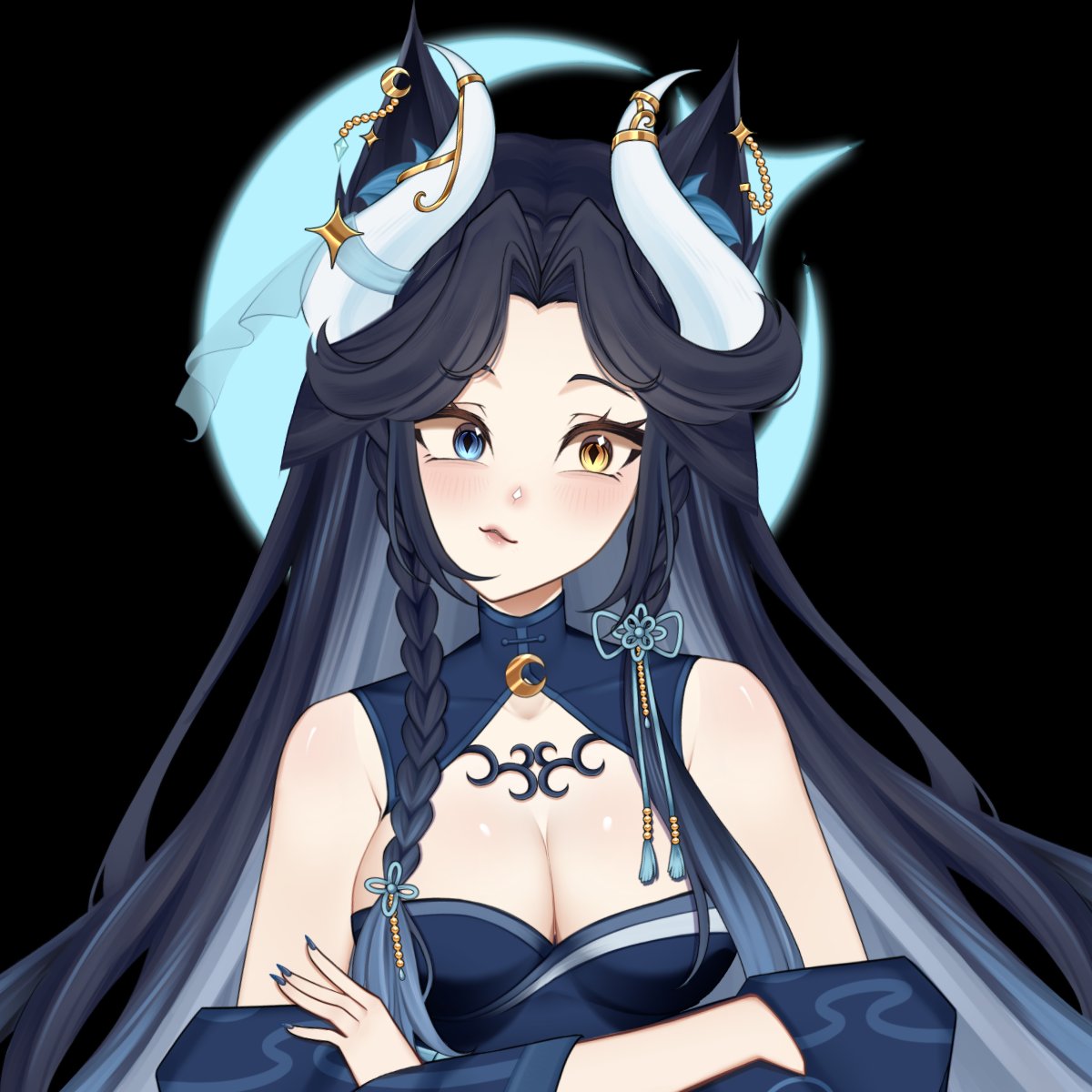 SkyWolfMiku 🌙Wolf Demon Vtuber🌙 tweet media