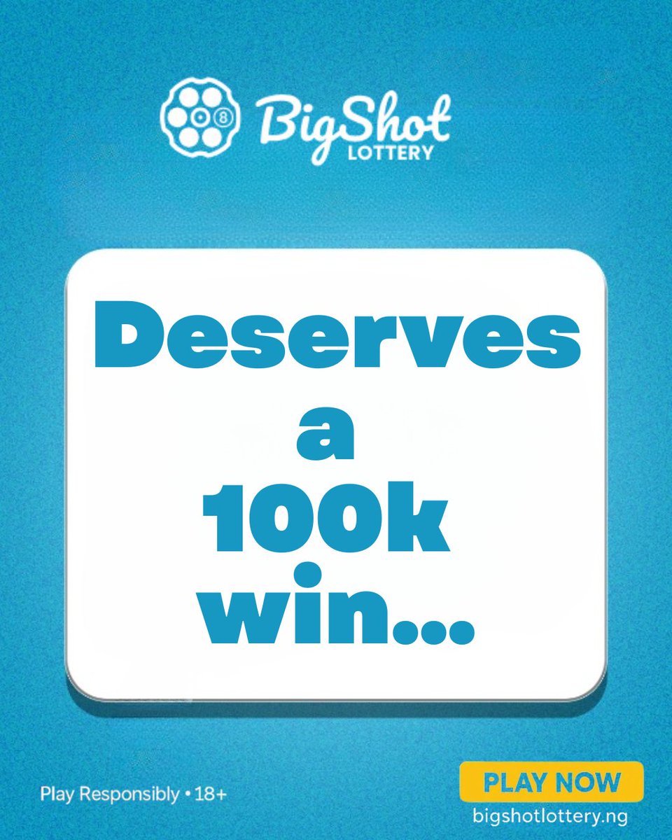 BigshotLottery's tweet photo. Hopefully they send it back to you too…
If not, visit https://t.co/TsKko5uzp2, and you stand a chance to win 100k today https://t.co/PrUMohp4lS