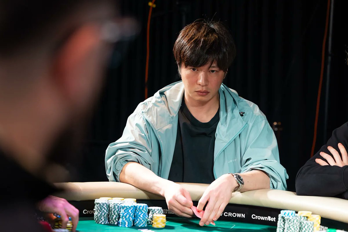 poker_ing's tweet photo. 【メルボルン】Aussie Millions
#9　AU$25,000　25K Challenge
田中圭さん　7位入賞（AU$111,720）

好機を待つ忍耐力と、好機を活かす判断力。ファイナルでは苦しい忍耐が報われることはなかったが、心機一転、次の挑戦が待っているなら、それも悪くない。

Photo: Crown Melbourne https://t.co/tcaB7ldtob