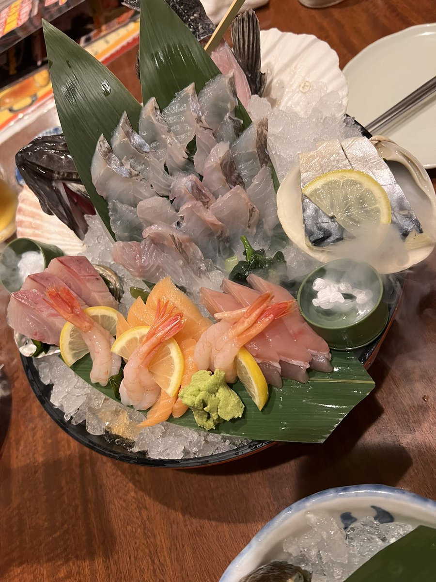 刺身うまい！😋