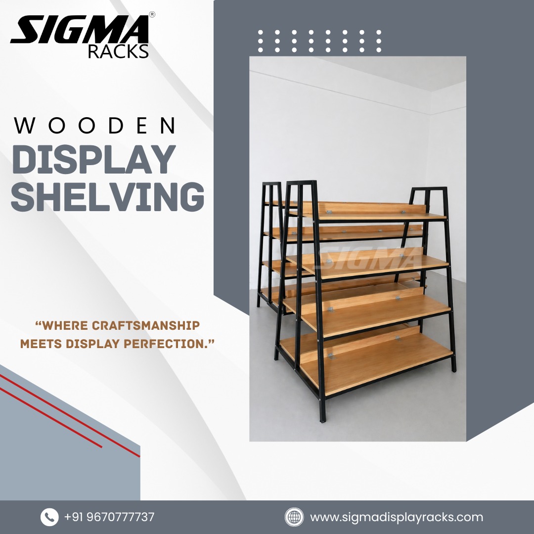 sigmaracks's tweet image. “Where craftsmanship meets display perfection.”
Upgrade your #retail space with Wooden Display Shelving, designed to combine durability with modern aesthetics. Perfect for supermarkets, #garment stores,  showrooms, and lifestyle outlets, 
📞9670777737
🌐 sigmadisplayracks.com
