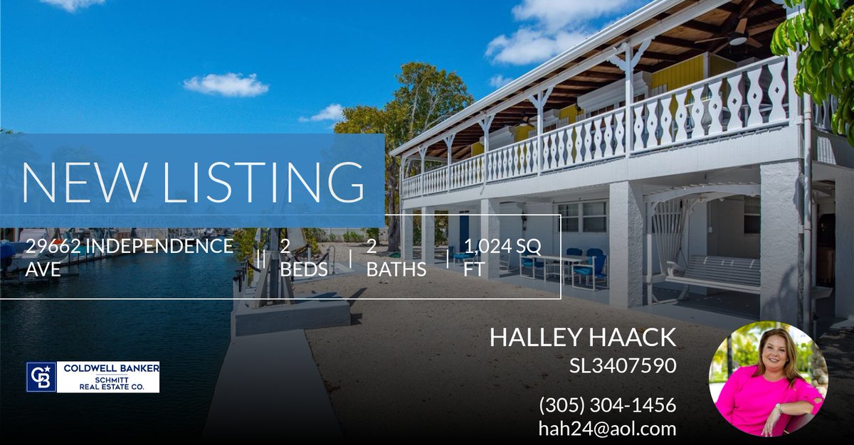 flkeysRE's tweet photo. 📍 New Listing 📍 Take a look at this fantastic new property that just hit the market located at 29662 Independence Ave in Big Pine. Reach out here or at (305) 304-1456 for more information

Halley Haack, Realtor
Coldwell Banker Sc... https://t.co/3botgLoZdE https://t.co/Kcd5heC4mJ