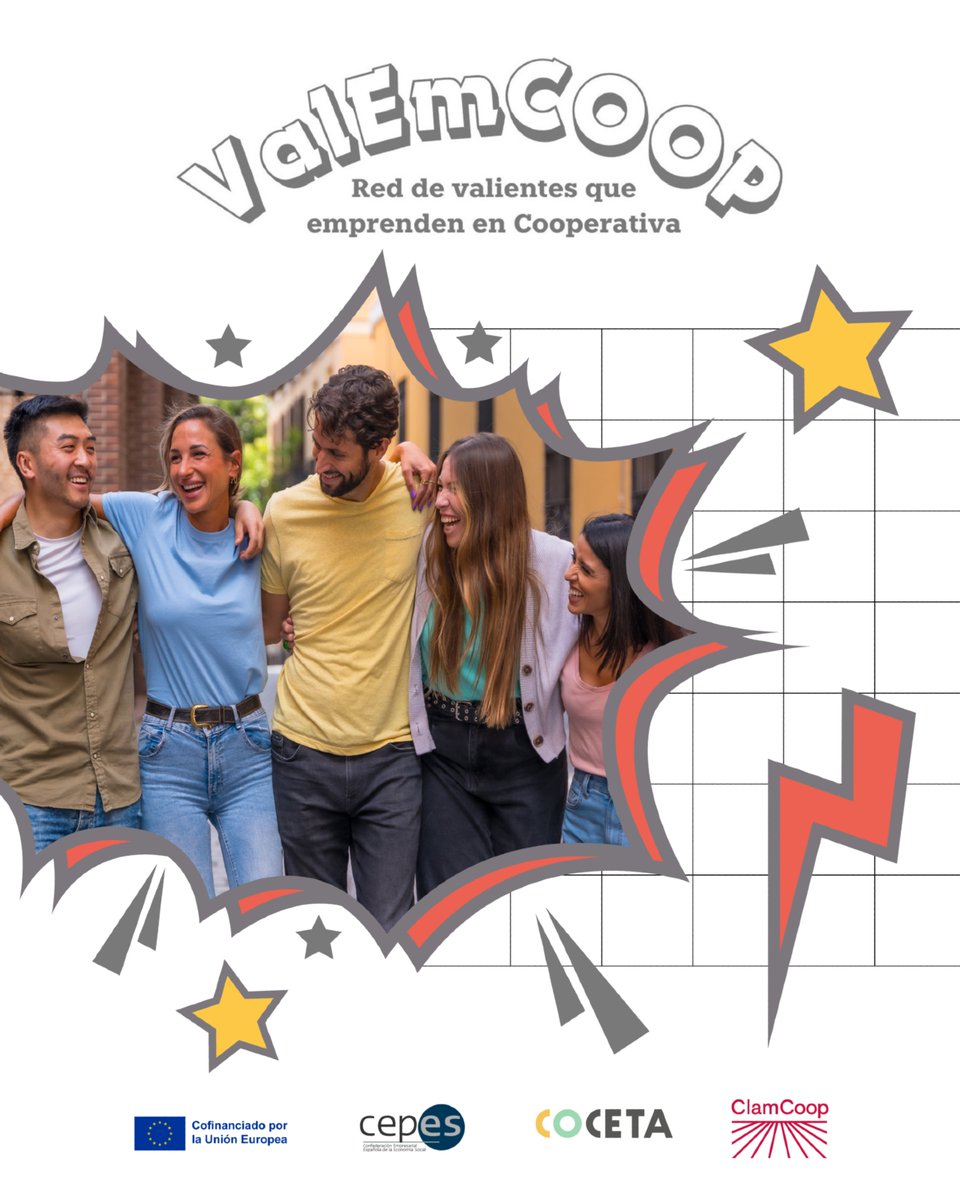 clam_coop's tweet photo. 🎯 Emprender en colectivo es transformar ideas en proyectos con futuro pero sabemos que dar el paso no siempre es fácil: trámites, organización... Por eso, en #ClamCoop te acompañamos desde el inicio gracias al proyecto #ValEmCOOP . ¡Te informamos sin compromiso! 📬info@clam.coop https://t.co/60tPvqFFym