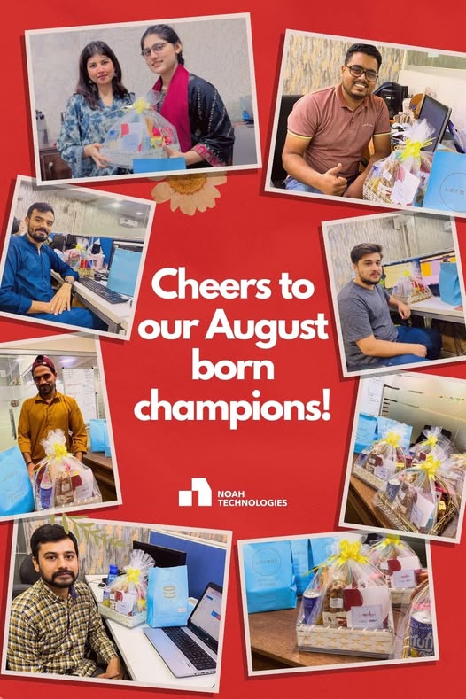 noahtechnology's tweet photo. At Noah Technologies, we believe in celebrating our people!

Your dedication, energy, and contributions make a real difference everyday and today, we celebrate you! 

#noahtechnologies #teamcelebration #augustborn #employeeappreciation #workculture #teamspirit #lifeatnoah https://t.co/8g90WdrLky
