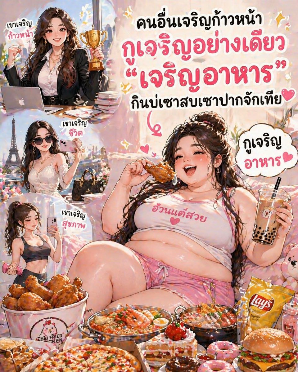 สาวอ้วนเมืองนนค์ tweet media