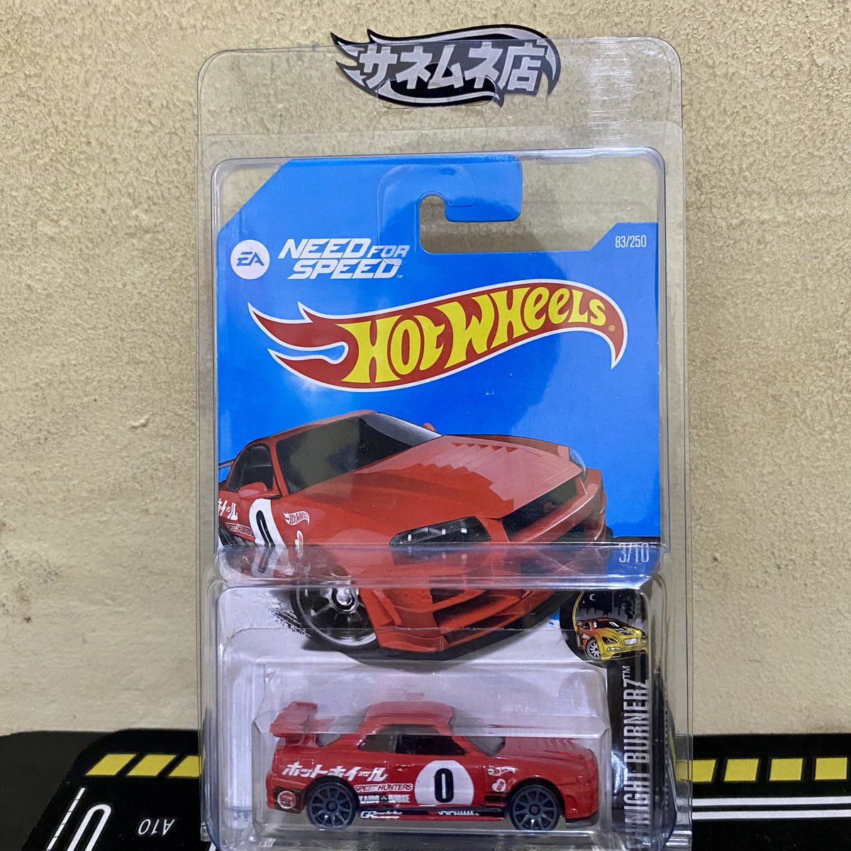 sanemune's tweet photo. NISSAN SKYLINE GT-R (BNR34) - NEED FOR SPEED | HOT WHEELS NIGHT BURNERZ 2016 | FREE CARD PROTECTOR

- condition: card near mint
- item no: 2/5
- opening parts: -
- suspension: -
- rubber tires : -
- shipping with care and safely

payment:
- direct transfer
- marketplace + 18% adm https://t.co/vnm544bFOy